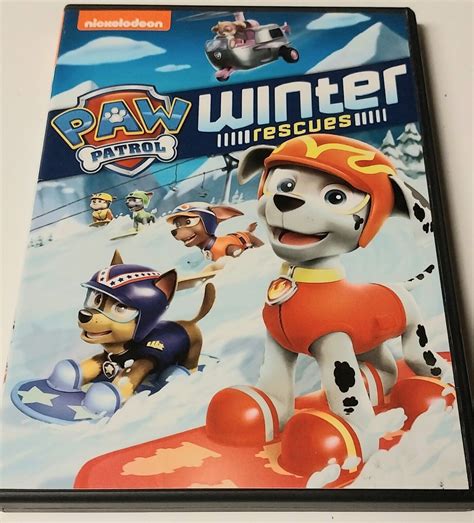 Paw Patrol Winter Rescues Dvd Nickelodeon Tv Grelly Usa