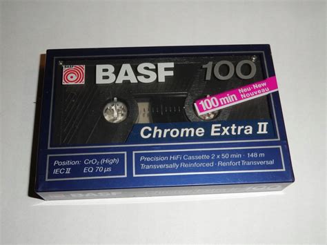 Kaseta Magnetofonowa BASF Chrome Extra II 100 13734316378 Oficjalne