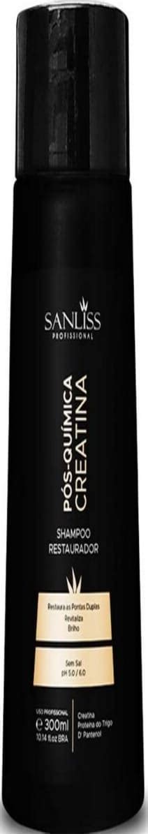 Sanliss Pós Química Creatina Shampoo Restaurador 300 ml