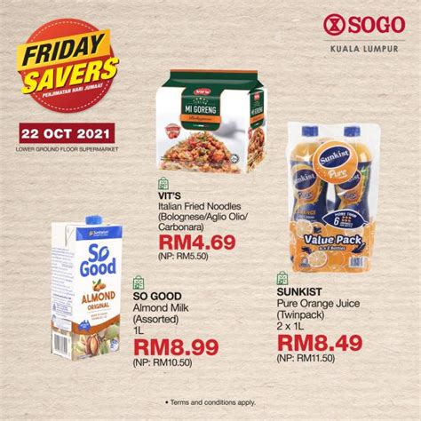 Sogo Kuala Lumpur Supermarket Friday Savers Promotion October