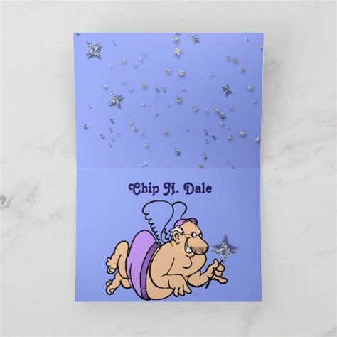 Funny Fairy Godmother Birthday Card With Hunk Zazzle