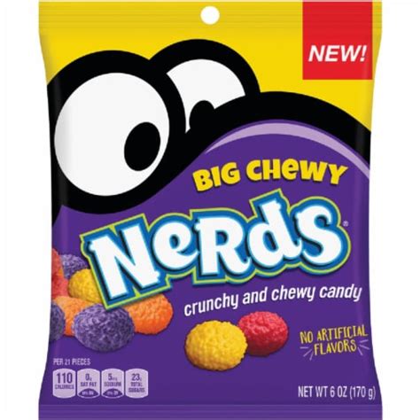 Nerds Assorted Flavors 6 Oz. Big Chewy Candy 121415 Pack of 12, 6Oz ...