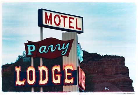 Richard Heeps Parry Lodge Kanab Americana Neon Sign Contemporary