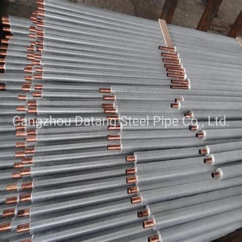 High Frequency Welded Helical Mild Steel Finned Pipe Extruded Fin Tube