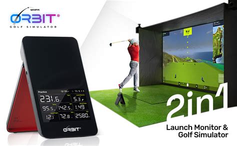 Optishot Orbit Simulador De Golf Y Monitor De Lanzamiento Simuladores De Golf Para