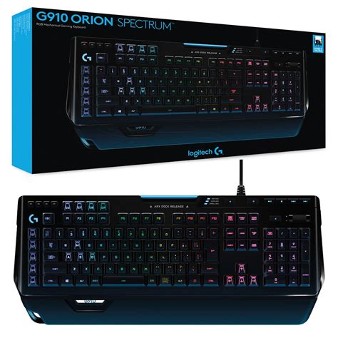 jual logitech keyboard  orion spectrum rgb mechaical gaming