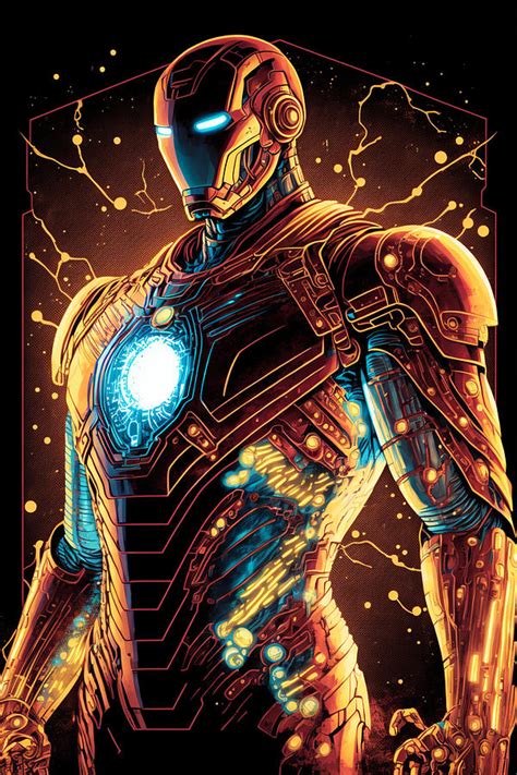 Iron Man Digital Art By Issam Dakhmouche Fine Art America