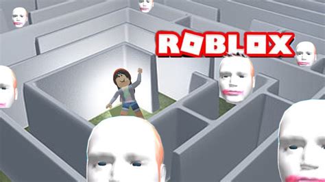 O labirinto das cabeças gigantes Roblox Escape Running Head YouTube