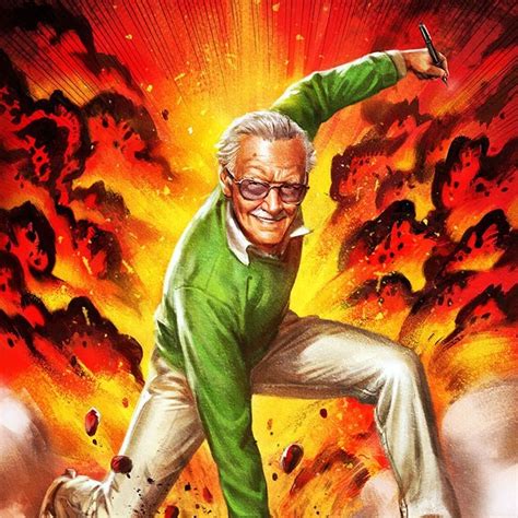 Stan Lee Excelsior Marvel Art Print Unframed By Sideshow Collectibles