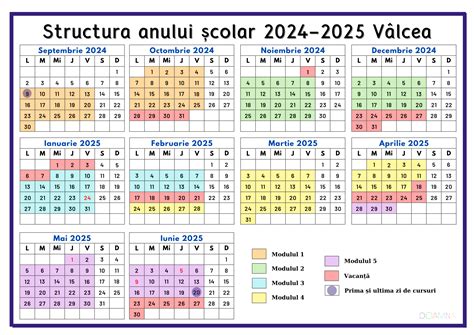 Structura Anului Colar V Lcea Doamna Org