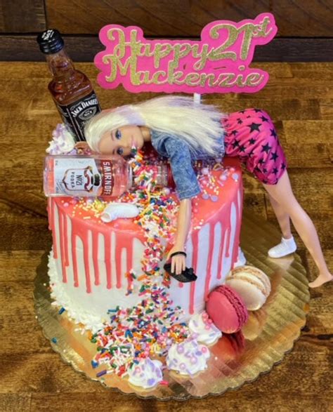 Barbie Drunk Cake Kleins Bakery And Café