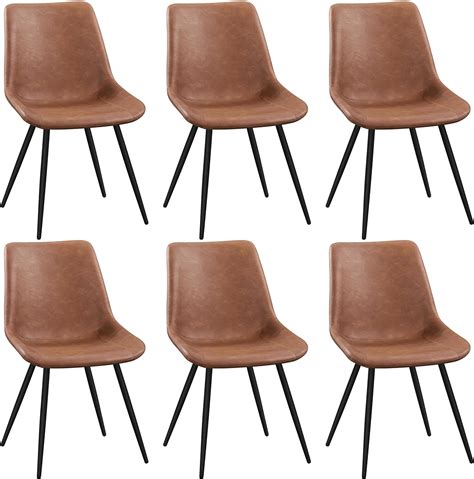 Yaheetech Dining Room Chairs Set Of 6 Dining Chairs Modern