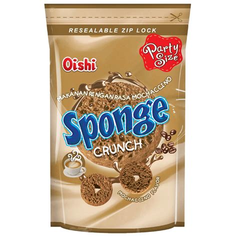 Jual Oishi Sponge Crunch Mochacino Choclat Keju Chese Strawberry