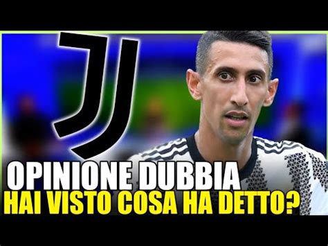 ESCLUSIVO È SUCCESSO OGGI HAI VISTO COSA HA DETTO NOVITÀ JUVE YouTube