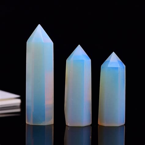 Opalite Point Opalite Tower Crystal Quartz Point Wand Healing Etsy