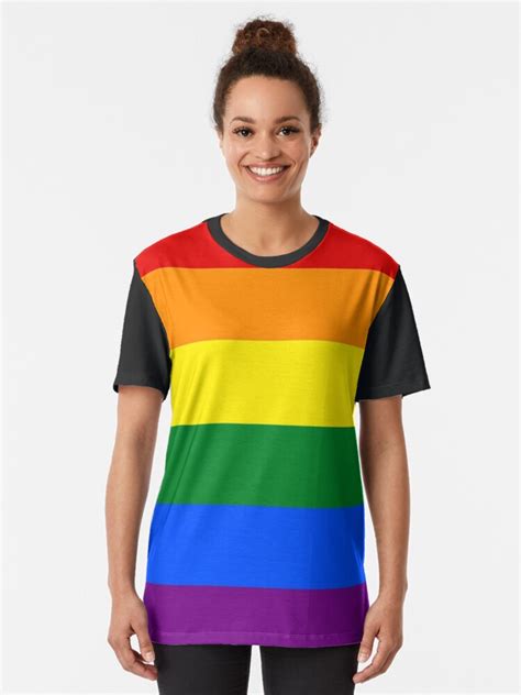 Gay Pride Flag Rainbow T Shirt For Sale By Esyspam Redbubble Lgbt Graphic T Shirts