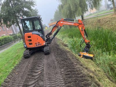 Foto Hitachi Zaxis 33U Graafmachine Van Gebr Hartenhof BV