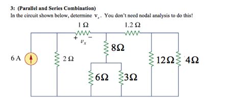 Solved In The Circuit Shown Below Determine Vx You Don T Chegg