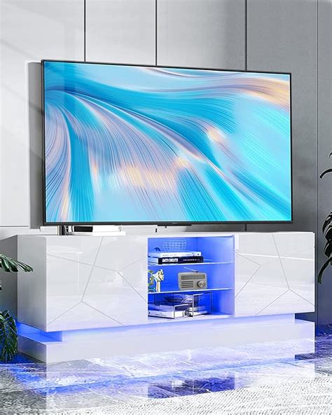 Amazon Bamacar Led Tv Stand For Inch Tv Modern