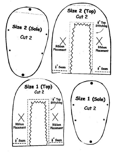 Printable Baby Moccasin Pattern Printable Jd