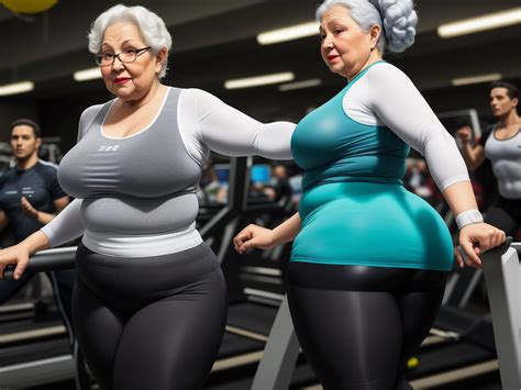 Convertir Foto A Hd Granny Big Booty Treadmill Tights See Thru Man