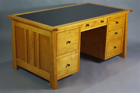 Custom Home Office Desk By Rugged Cross Fine Art Woodworking Llc