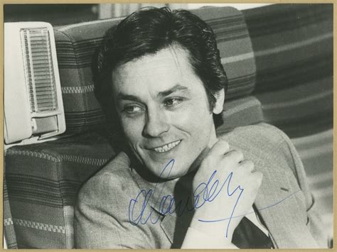 Alain Delon Rare Magnifique Grande Photo Sign E En Personne Cannes