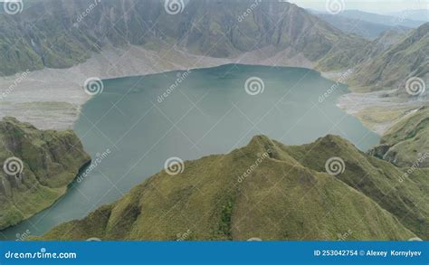 Crater Lake Pinatubo Philippines Luzon Stock Footage Video Of Lake