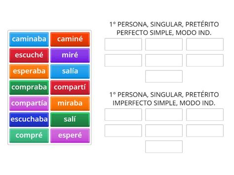 Modo Indicativo Group Sort