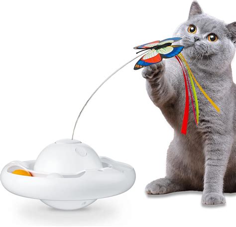 Gmiigu Jouet Chat Interieur Jouet Chaton interactif électrique