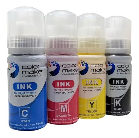 Tinta Sublimar Sublimaci N Color Make Cmyk G Ecofit Epson Papira