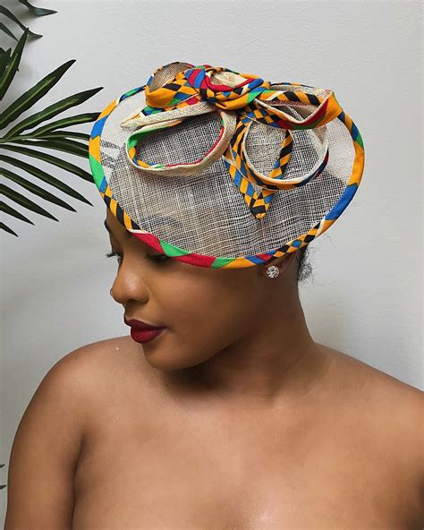 African Print Fascinator African Headwear Ankara Etsy