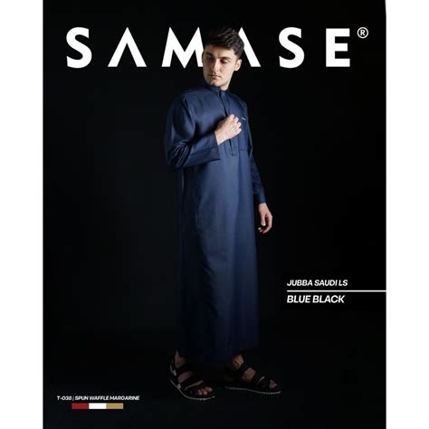 Jual SAMASE Jubba Jubah Saudi T038 Pakaian Muslim Pria Dewasa Lengan