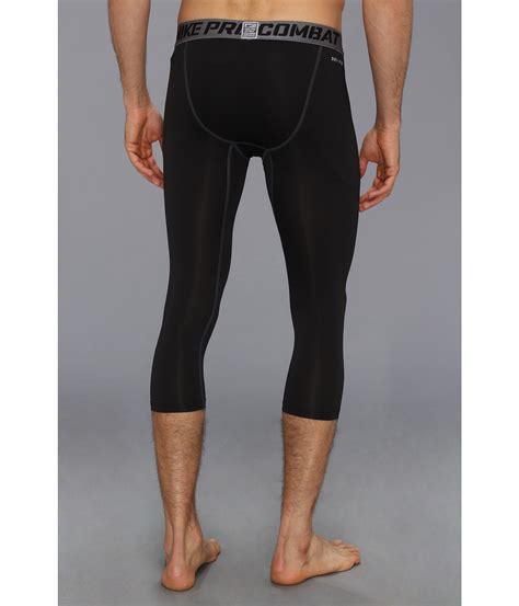 Nike Pro Combat Core Compression 3 4 Tight Zappos Free Shipping