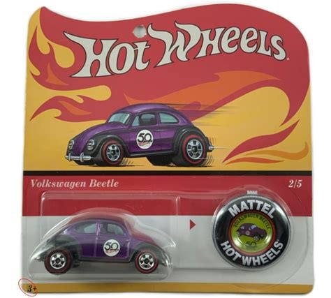Hot Wheels Volkswagen Beetle Red Line Aniv Vocho Bug Mercado Libre