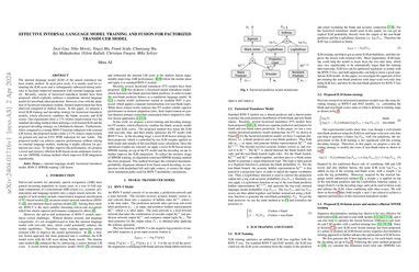 Effective Internal Language Model Training And Fusion For Factorized