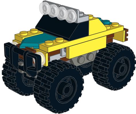 Brickshelf Gallery 30594rockmonstertruck1png