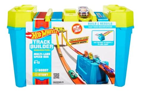 Pista Hot Wheels Conjunto De Pista Box Track Builder Mattel Parcelamento Sem Juros