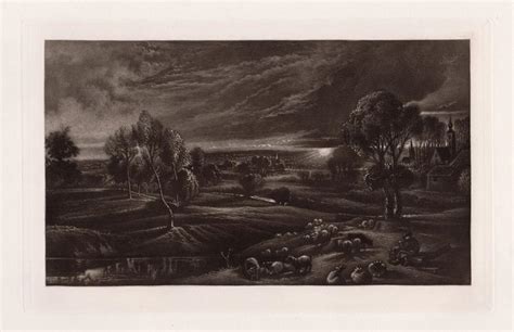 Sir Peter Paul Rubens Sunset 1886 Engraving