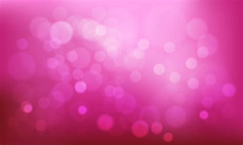 Efecto De Luz De Desenfoque Bokeh Rosa Elegante Vectorial Vector Premium