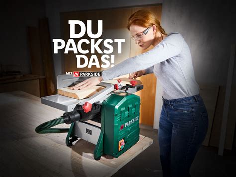 ᐉ PARKSIDE 2 in 1 Abricht und Dickenhobelmaschine PADM 1250 A1