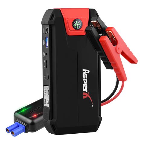 Asperx Portable Car Jump Starter 1000A Peak 13800mAH 12V Auto Battery