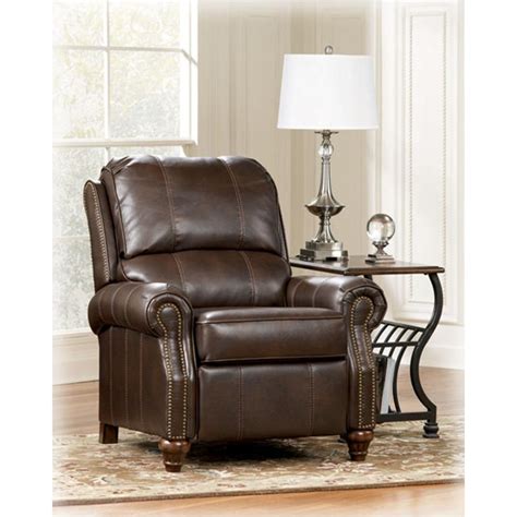 7730330 Ashley Furniture Durablend Brindle Low Leg Recliner