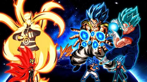 What Naruto Baryon V Op New Vs Gogeta Op All Form Vegito Ssb V