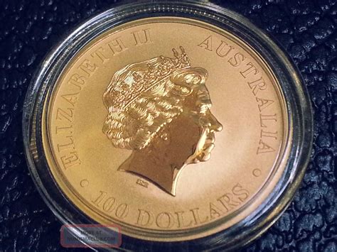 2012 1oz. 9999 Gold Australian Kangaroo Coin Slg329.