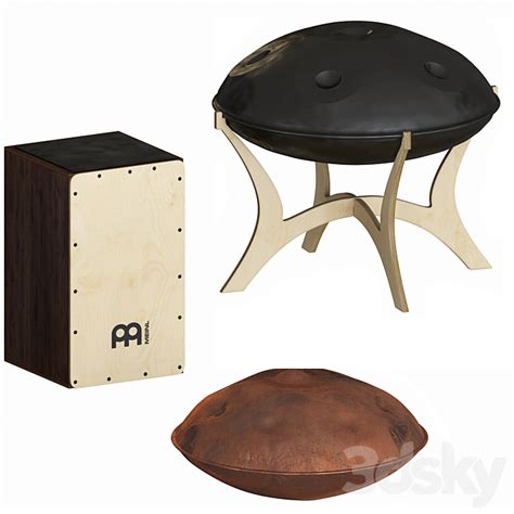 Hang Drum Ethno Music Set - Musical instrument - 3D model