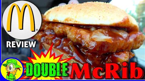 Mcdonalds® Double Mcrib® Review 🐷🥖 Food Reviews Mcdonalds Reviews