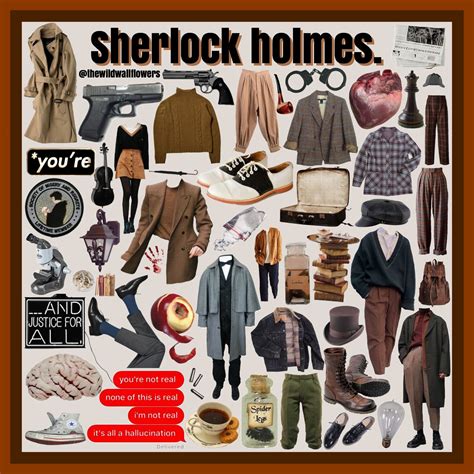 Sherlock Holmes Moodboard Mood Board Fashion Detective Aesthetic