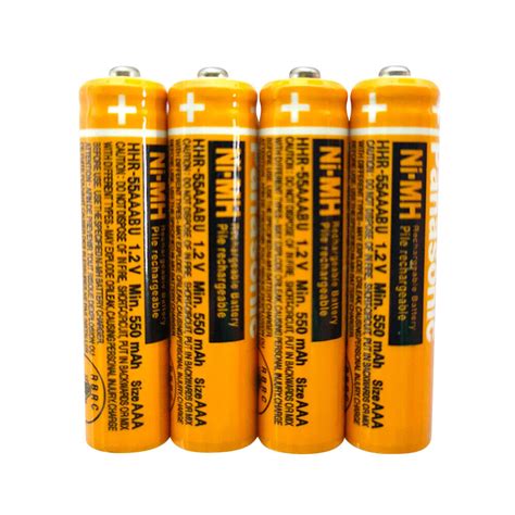 Panasonic Hhr Aaabu Aaa Ni Mh Battery V For Phone Rechargeable