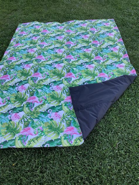 Picnic Blanket Waterproof mat Big and very pretty rest | Etsy